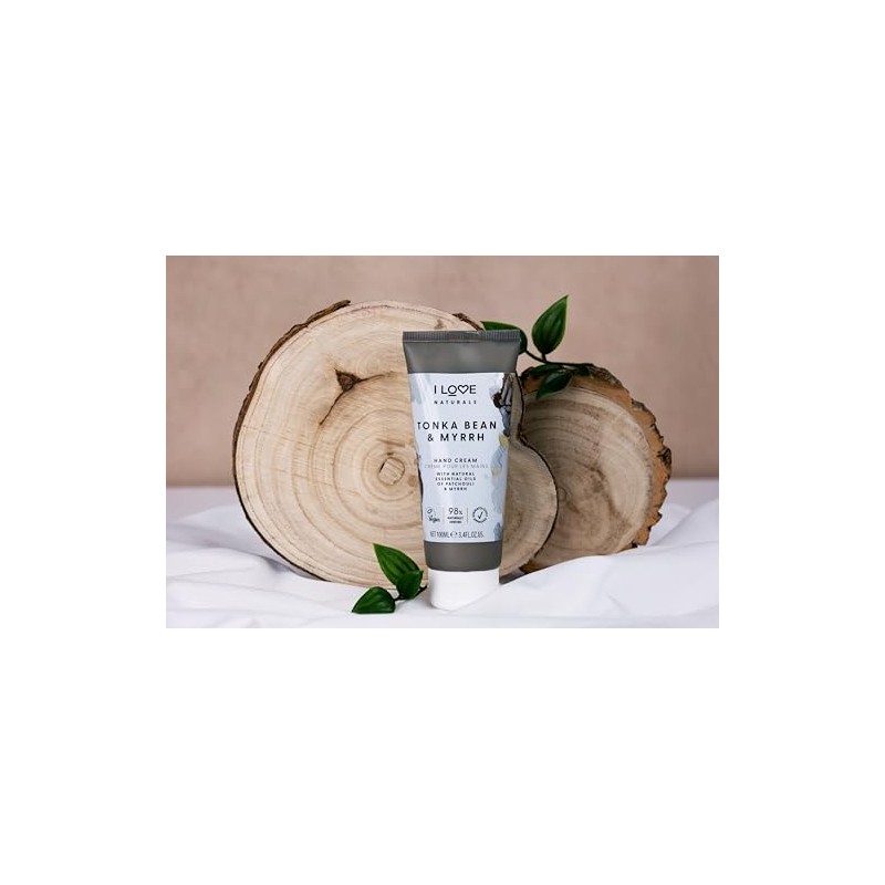 I LOVE Naturals Loción de Manos Haba Tonka y Mirra,