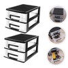 WHAMVOX 2pcs Organizer for Desk Storage Stationery and Cosmetics Storage