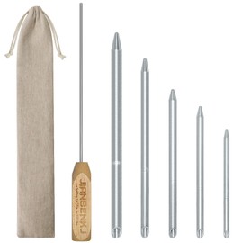 Rope Splicing Tool Kit,5 Size 1/4,5/16",3/8",7/16",1/2" Splicing FID+Pusher