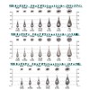 YZD ブラス スティック ダウンショットシンカー (ラウンドアイ） 1.8ｇ 1/16oz 【50個】