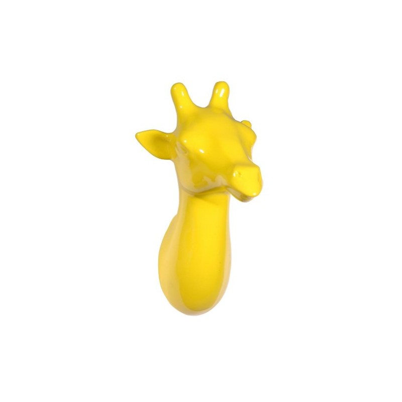 ZOO GIRAFFE wall hook Yellow