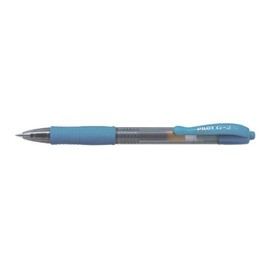 Pilot G207 Retractable Gel Rollerball 0.7 mm Tip, Light Blue, (Box of 12)