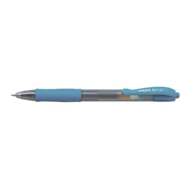 Pilot G207 Retractable Gel Rollerball 0.7 mm Tip, Light Blue, (Box of 12)