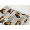 Boys Excavator Pajamas Long Sleeve Cotton Truck Pjs Sets Toddler