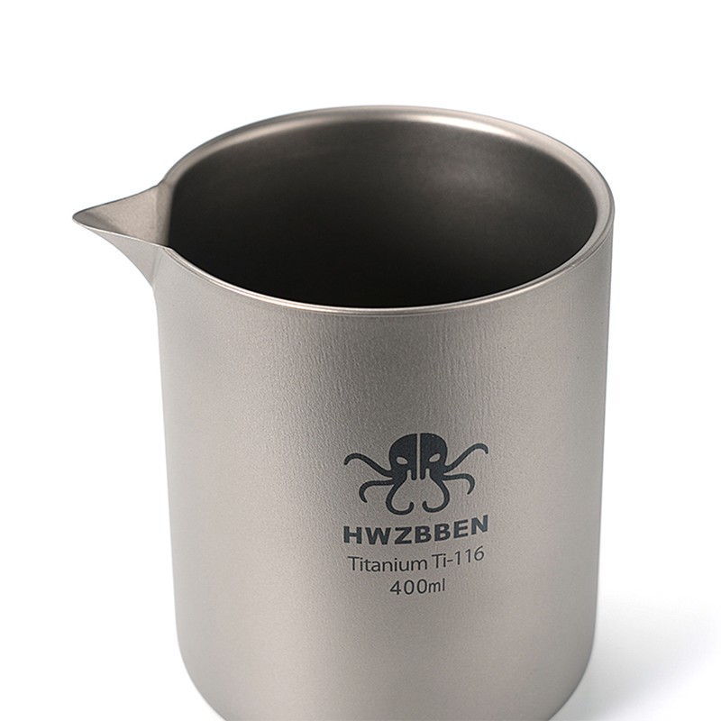 Titanium Tea Pot Cups Set Outdoor Camping Tea Service Lightweight