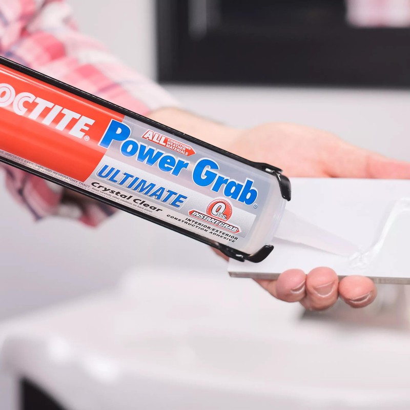 Loctite Power Grab Ultimate Crystal Clear Construction Adhesive, 9 fl