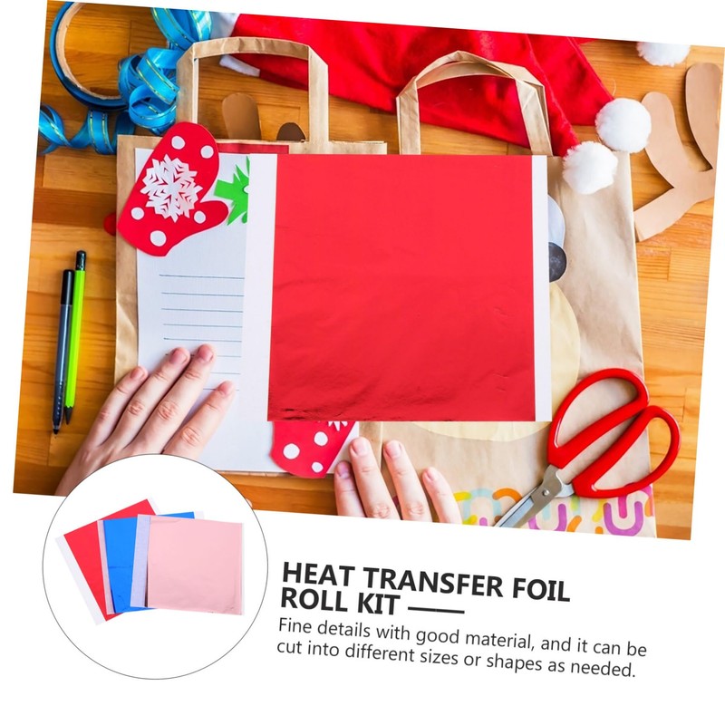 KONTONTY Heat Transfer Foil Sheets 300 Sheets of Craft Foil