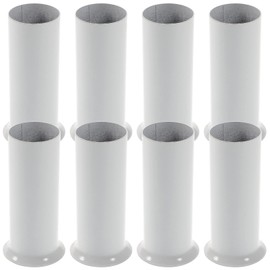 Beaupretty Candle Cover Sleeves 6 Pieces Chandelier Candle Cover, for Chandelier Light Bulbs White 3.14x1.57x1.18inch