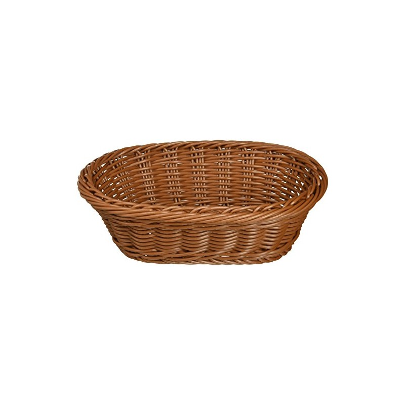 Manyo WBS1804 Resin Basket, Oval 9.4 inches (24 cm), Natural
