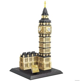 WANGE Big Ben, ElizaBesth Tower. Architecture building bricks set.