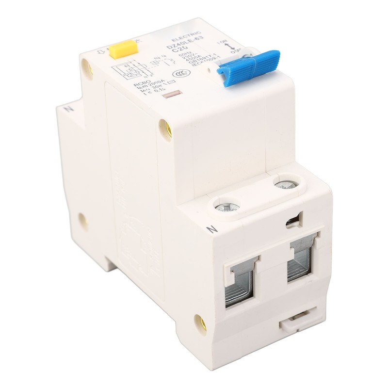 DZ40LE 63 Leakage Circuit Breaker PC Flame Retardant Rail Mounting