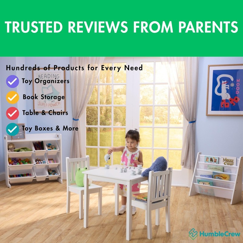 Humble Crew Toy Storage Organizer with Top Shelf and 9