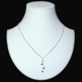 InCollections Gilded Pendant with Robust Chain 925 Sterling Silver and Haematite 1021203579100