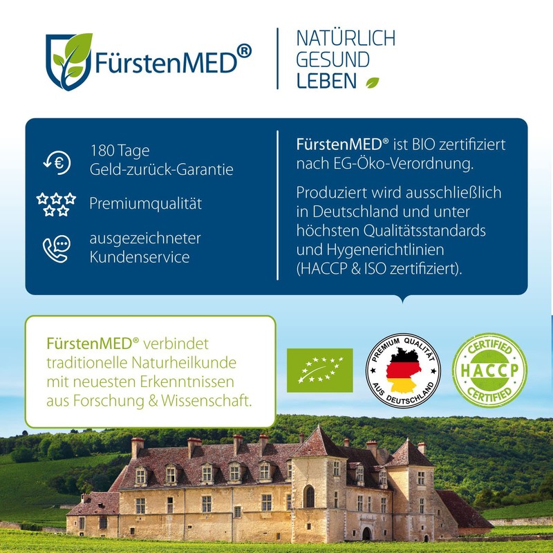 FürstenMED® Calcium Citrate Capsules - Calcium High Dose - Pure