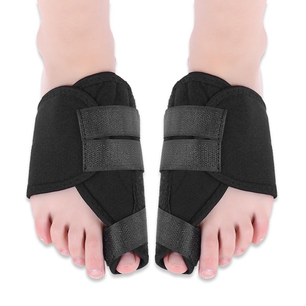 Kireina Bunion Relief Corrector Toe Splint for Hallux Valgus Straighteners Big Toe Nighttime Toes Separator Pain Relief for Overlapping Toes, Turf Toe (S)