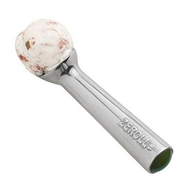 Zeroll 1016 - Cuchara para helado con mango conductor de calor relleno de líquido único, diseño sencillo de una pieza, aluminio de fácil liberación, 32 cucharas por galón, fabricado en Estados Unidos