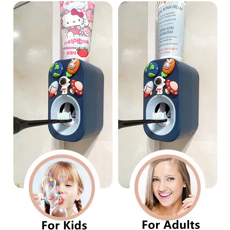 Automatic Toothpaste Dispenser Wall Mounted for Bathroom,Toothpaste Squeezer for Kids