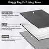 DTXDTech Luxury Shaggy Rugs for Living Room & Bedroom -