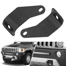 GLOBLED Light Bar Mounts Compatible with Hummer H3 26 Inch Or 30 Inch Curved Bumper Light Bar Mounting Brackets-2PCS
