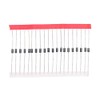 HUABAN 100PCS 1N4007 Rectifier Diode 1A 1000V DO-41 (DO-204AL) Axial