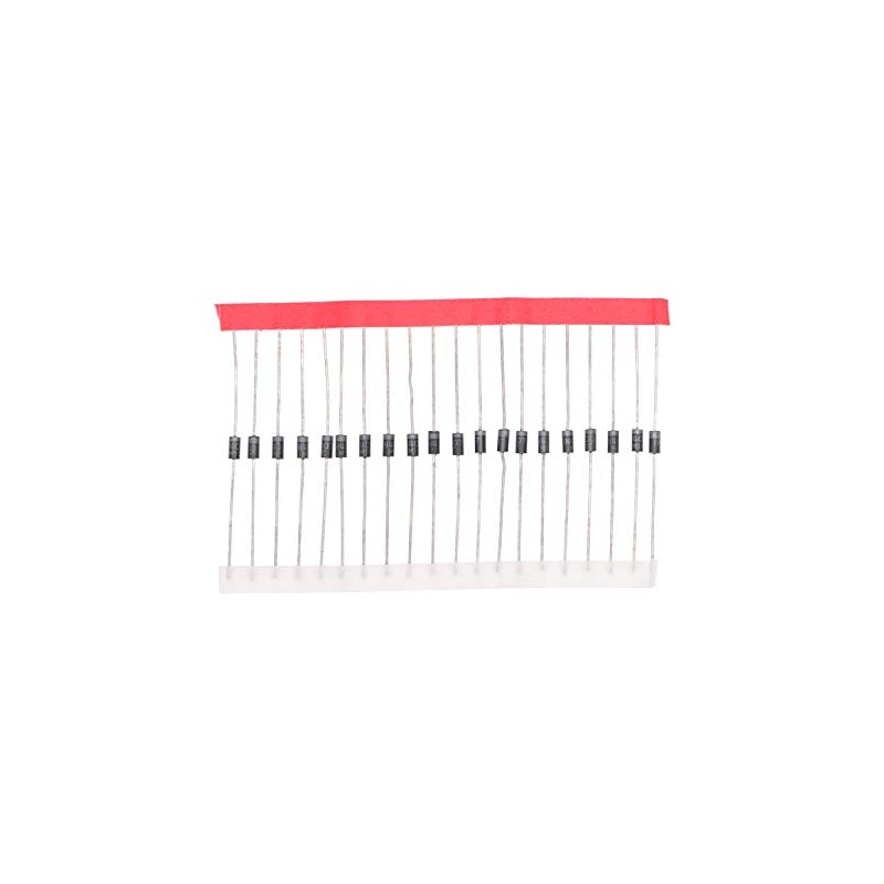 HUABAN 100PCS 1N4007 Rectifier Diode 1A 1000V DO-41 (DO-204AL) Axial