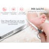 PREMIUM Baby Schere Nagelschere Sichere Baby-Nagelschere mit abgerundeten Enden aus