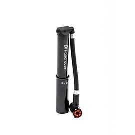 Panaracer BMP-23AEZ-B Bicycle Air Pump, Portable Pump, Compatible with Presta and Schrader Valves, High Pressure, Aluminum, Black