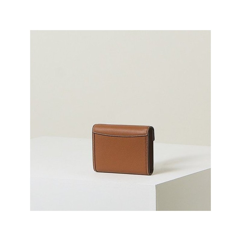 Hazzys (대구신세계)HAZZYS ACC 브라운 로고배색 소가죽 반지갑 HIWA4E529W2 (Daegu Shinsegae)