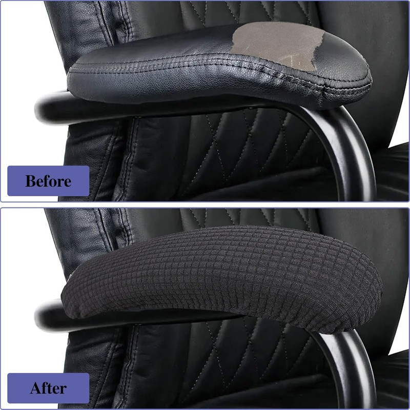 2Pcs Office Chair Arm Cover,Chair Armrest Covers, Office Seat Hand