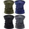 4 Pieces Neck Gaiter Bandana Face Mask Sun Cooling Protection