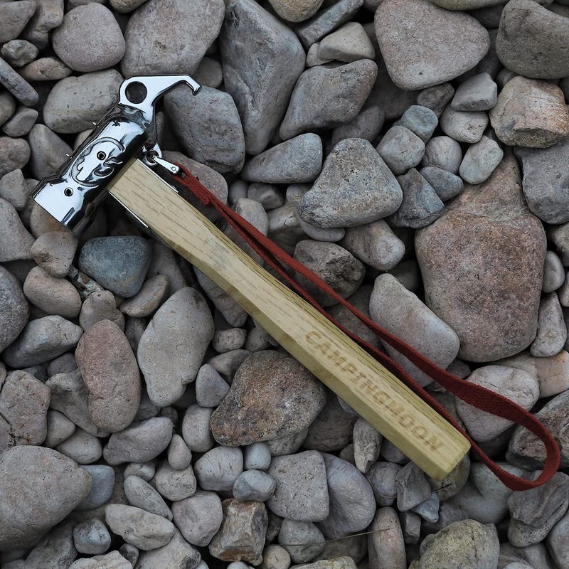 Camping Moon Premium Peg Hammer, 1.5 Lbs, Martensitic Stainless Steel