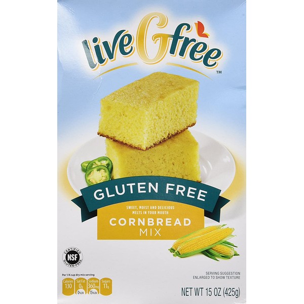 Live G Free Gluten Free Cornbread Mix