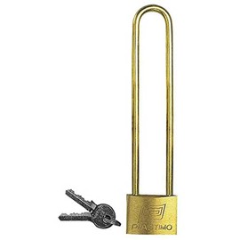 PLASTIMO Q8T-KAZ-014-024 17583A Marine Padlock, Width 1.6 inches (40 mm), Long (5.9 inches (150 mm), For Outboard Motor Theft Prevention