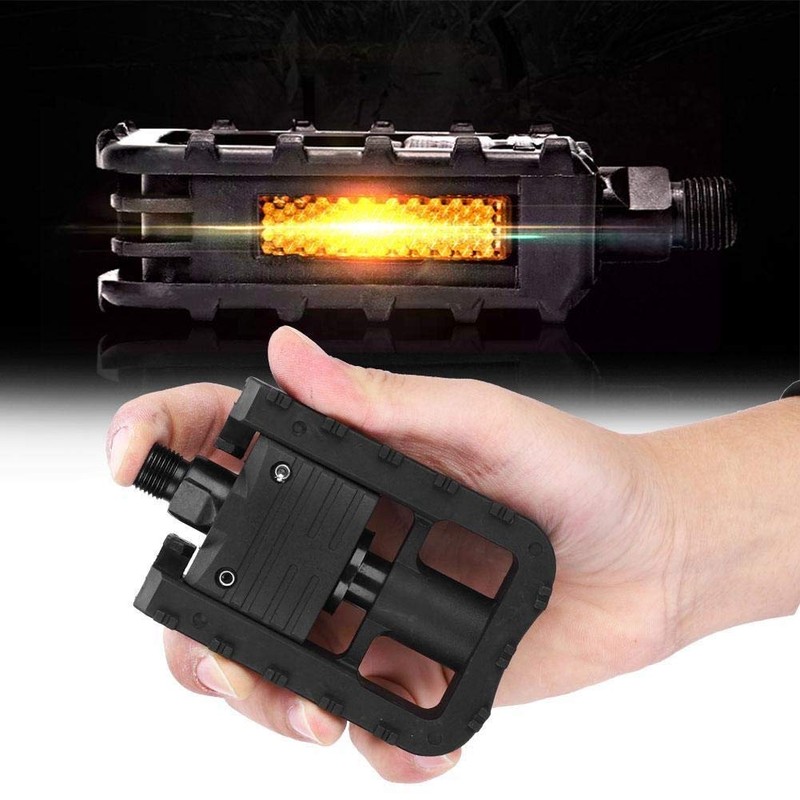 DEWIN Bicycle Folding Pedals, Pedals Bicycle Folding Plastic Foldable Bicycle