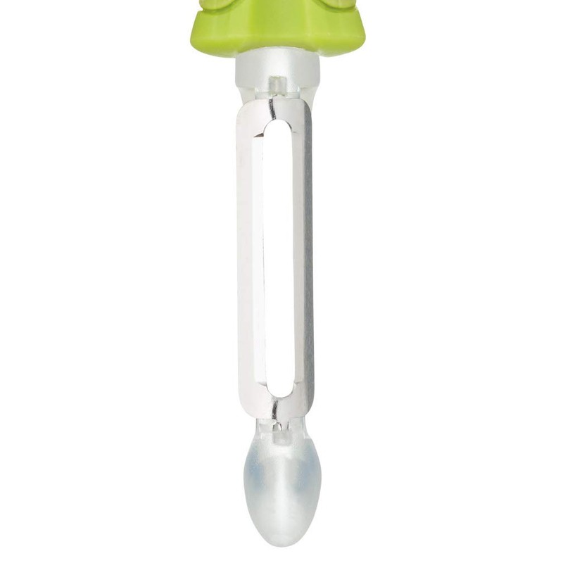 KitchenCraft Healthy Eating Soft-Grip Swivel Potato Peeler, 19 cm (7.5")