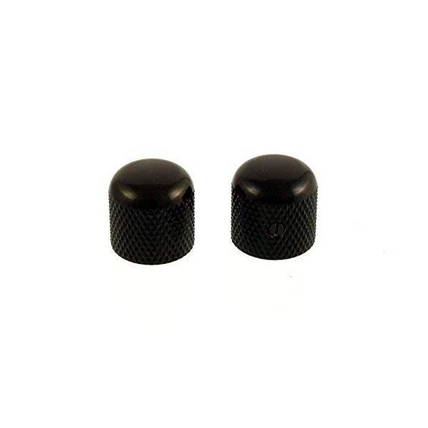 Allparts MK 0190/Dome Buttons (Set of 2) – Black