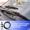 4805742AB Windshield Washer Nozzles w/Gasket,2m Fluid Hose Tube Kit Repl.#5116079AA