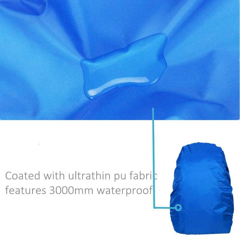 SINAIRSOFT Backpack Rain Cover 80L waterproof sunscreen Black