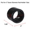 Fishing Rod Holder Tube Insert Protector, Fit 2" Cap Tube,