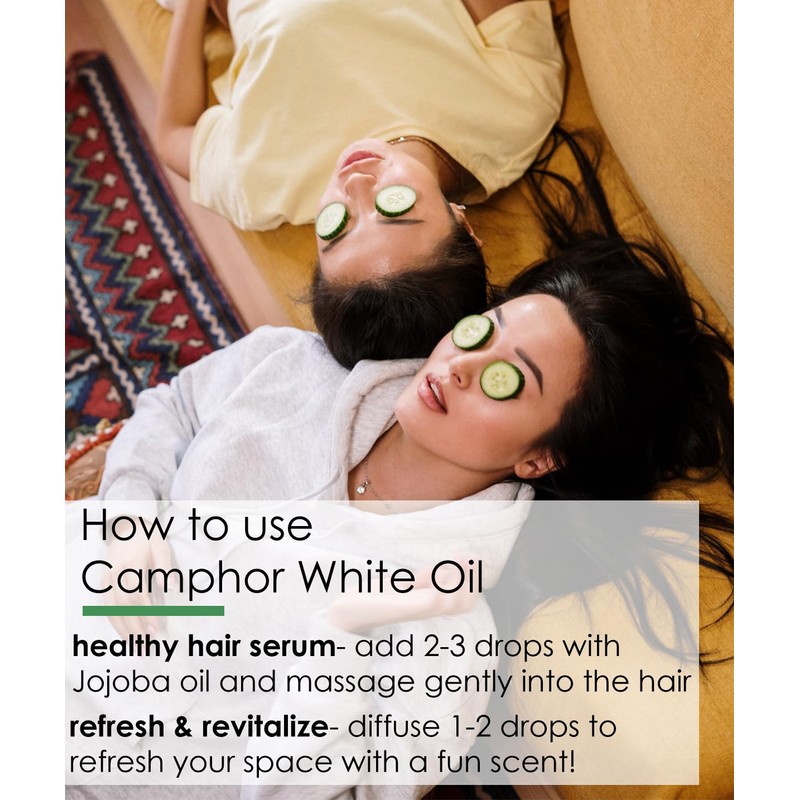 Camphor White – 4 fl oz (118 ml) Glass Bottle