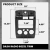 G-PLUS Radio Dash Bezel Trim Panel Compatible with Chevy Colorado