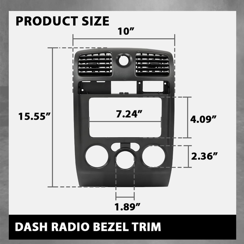 G-PLUS Radio Dash Bezel Trim Panel Compatible with Chevy Colorado