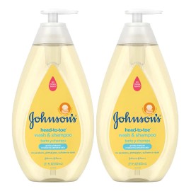 Lavado Y Champú Para Bebé Johnson's Cabeza A Pie Sin Lárimas