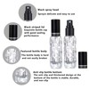 AGENIZ 8Pcs Glass Perfume Atomizer, 15ml Refillable Perfume Spray Bottles