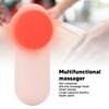 Face Massage Device Brush 3 Gear Adjustable Silicone Heads Heating