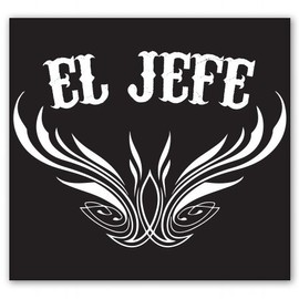 AK Wall Art El Jefe Vinyl Sticker - Car Phone Helmet - Select Size