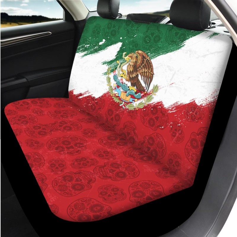 DBBXHZJY Mexican Car Seat Covers Mexico Flag Car Accessories Full