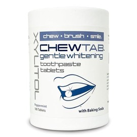 Weldental Chewtab Gentle Whitening Toothpaste Tablets 180 Count Refill (Peppermint)