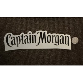 CAPTAIN Morgan RUM Sticker Black WHITE Collectible FUN! Distillery