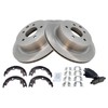 TRQ Rear Brake Pad & Rotor Kit Brake Pads Brake